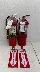 Fire Extinguisher – 10Lb ABC Fire Extinguisher – Lot of 2