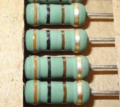 50 pcs 300 ohm 2W Metal Oxide Power Resistors. ROHS