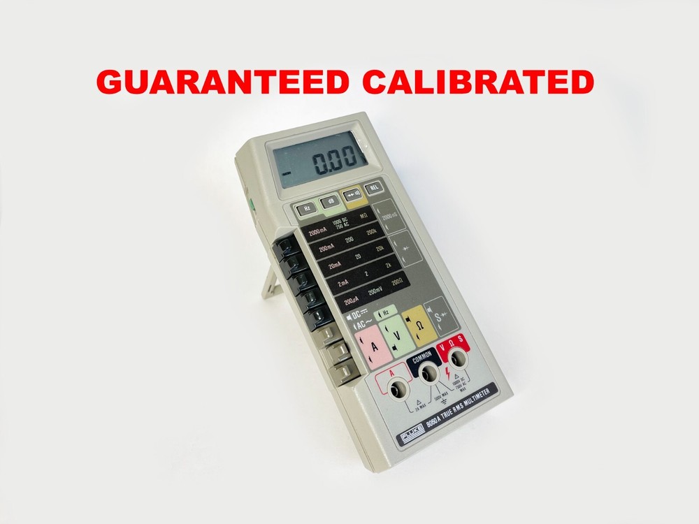 FLUKE 8060A – 4 ½ Digit Multimeter with True RMS – GUARANTEED CALIBRATED #2
