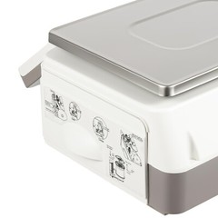 30kg Digital Label Printing Scale Barcode Receipt Printer Retail Silver