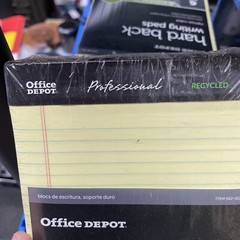 Office Depot Professional Hard Back Writing Pads 6 pads 5″x8″ 50 Sheets Each S3