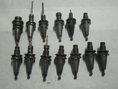 13 Pcs BT35 Tool Holder Lot CNC for Lydex, Nikken, Techleader