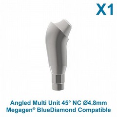 Dental Megagen BlueDiamond Compatible Angulated Prosthetic 45° Multi Unit NC