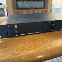 Pelco DA104DT Distribution Amplifiers (2) In A Rack Mount Untested Both Power On