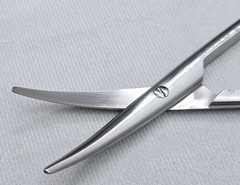 Aesculap BC243R TC Durotip Mayo Scissors, Curved, 6-3/4″