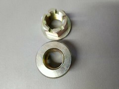OEM Arctic Cat Heavy Hex Flange Castle Nut 1022 Steel M22x1.5 (2pc)