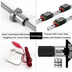 ULTIMATE Bee Engraving CNC Machine Full Kit DDCSV4.1 5Axis Offline Control Box