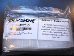 2.5″ x 3″, 4 Mil (Pack of 200) Heavy Duty Plastic Reclosable Zipper Bags PLYMOR