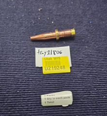 Smith SC12-3 Oxy-Acetylene Cutting Torch Tip #3, 1-1/2″ to 2″ Cutting Capacity