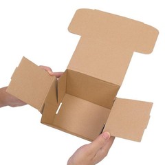 500 – 6x4x4 White Corrugated Shipping Mailer Carton Packing Fold Box