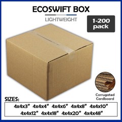 4″ Corrugated Cardboard Boxes Shipping Supplies Mailing Moving – Choose 8 Sizes
