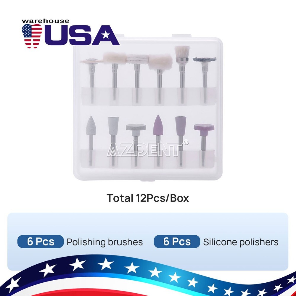 Dental Composite Finishing Polishing Brushes Silicone Polishers RA 2.35mm USA