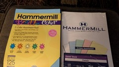 250 International Paper Hammermill 10-Color Card Stock Assortment 65 Lb 8.5 x 11