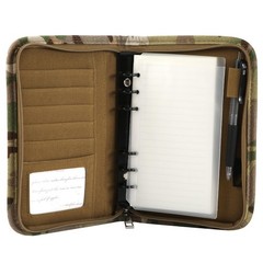 Military Army Ring Binder Zippered Portfolio M, As Shown in the Picture