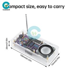 AXS2031 Digital FM Radio DIY Electronic Kit 87.5~108MHz Soldering Practice Kit