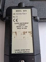 Alnor Model 9870 Air Velocity Meter
