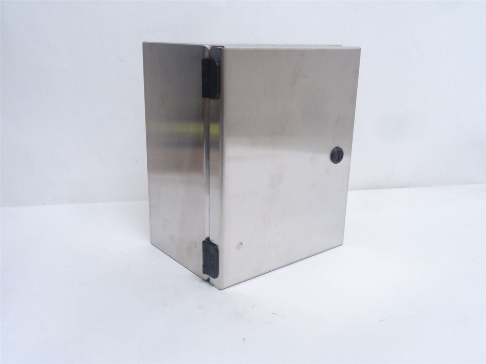 246626 New-No Box; SCE SCE-10086ELJSS Wall Mount Enclosure; SS; 10″ x 8″ x 6″
