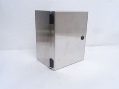 246626 New-No Box; SCE SCE-10086ELJSS Wall Mount Enclosure; SS; 10″ x 8″ x 6″
