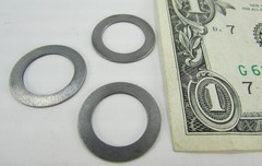100 Thin Full Hardened Steel Arbor Shim Washers 3/4″ OD x 1/2″ ID x .020″ Thick