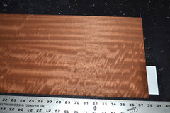 Mahogany Raw Wood Veneer Sheet 11 x 38 inches 1/42nd BLEMISHED 4669-79