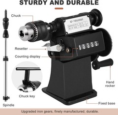 Manual Coil Winding Machine 1/16″- 1/2″ Hand Coil Winder with Counter for Spiral