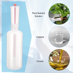 2x500ml Catalyst Dispenser Catalyst Bottle with Measuring Cups Adjustable Volume