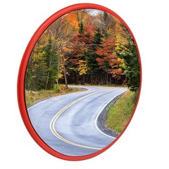 12 Inch Acrylic Convex Mirror -Adjustable Wide Angle View Indoor Security
