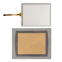 Touch Screen Panel Glass Digitizer PanelView Plus 7 2711P-T6C21D8S+Overlay Film