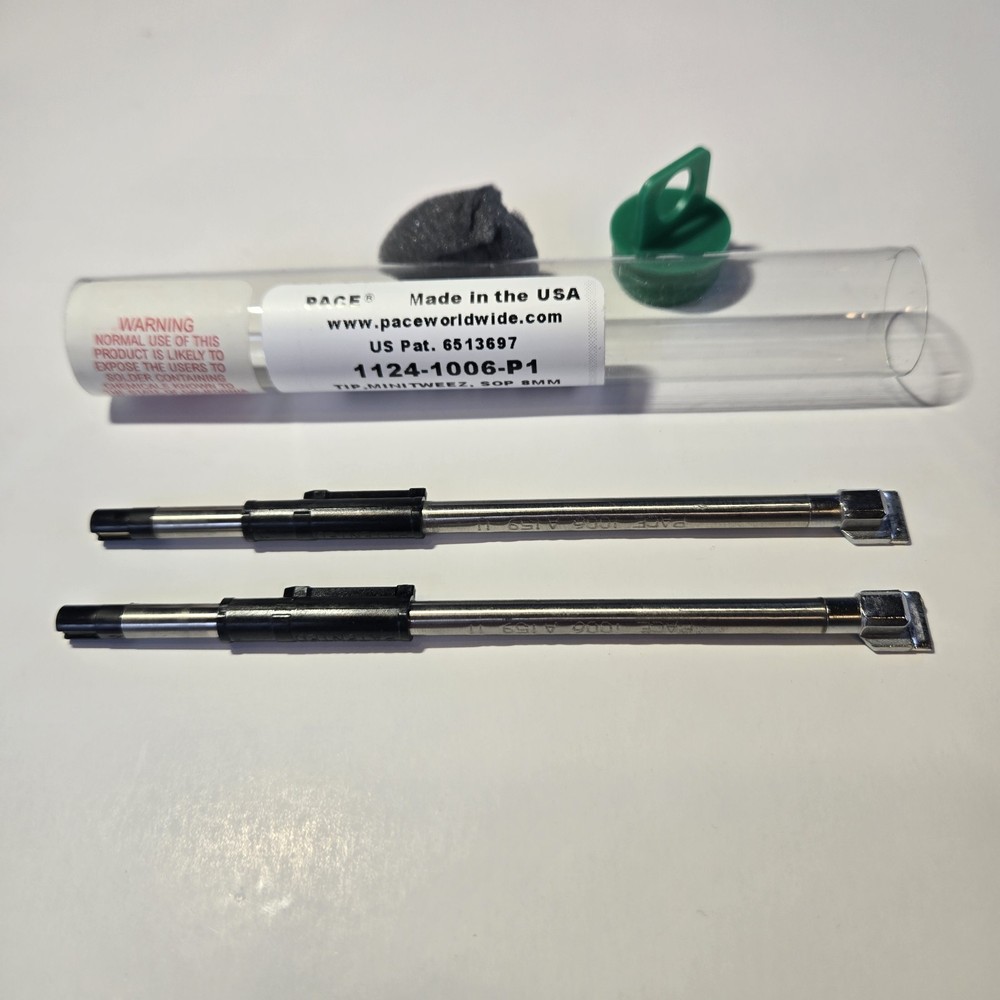 New – Pace MT-100 MiniTweez Tip (8mm) SMD Desolder Rework Tips 1124-1006-P1