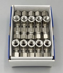 Swagelok SS-400-3TTF – Qty. 10 – Stainless Steel Tee 1/4″ Swage 1/8″ FNPT – New