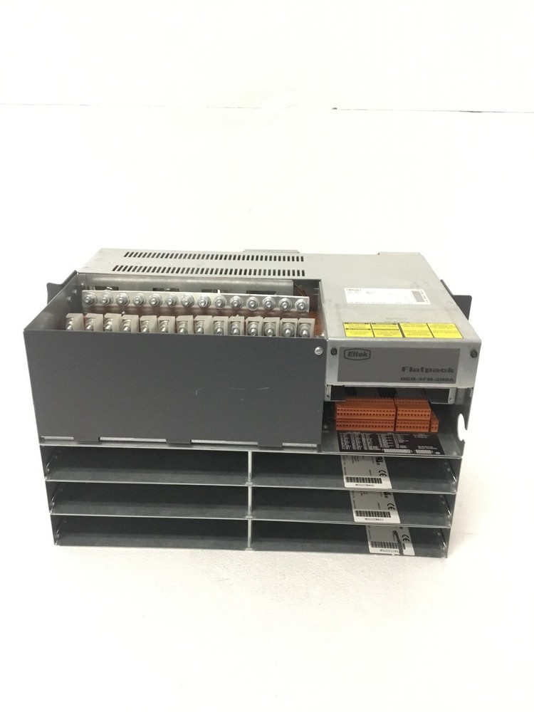 Eltek Flatpack DCD-3FM-200A Power System Unit 506539 w/3Flatpack 1u Power Rack