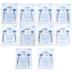 AZDENT Dental Orthodontic Stainless Steel Round Arch Wires Nature Form All Sizes