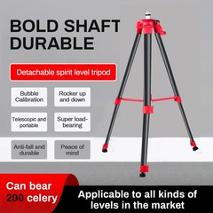 Portable 1.5m Tripod Level Stand Lightweight Steel Construction for Laser Tools