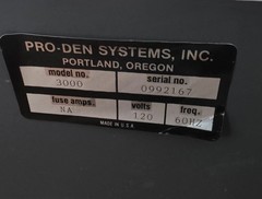 Pro-Den Systems, Inc. Extoral Pro-Lite 3 Dental Tray Light Curing Machine