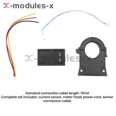 DC0-300V 50/100/200/400A Digital Current Voltage Meter Hall Ammeter Voltmeter