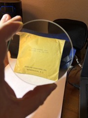 Edmund Scientific 89mm Plano Convex Lens FL 304.8mm Optics USA