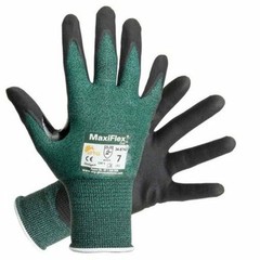 ATG 34-8743/L MaxiFlex Cut – Black Micro-Foam Nitrile Coated Palm And Fingers…