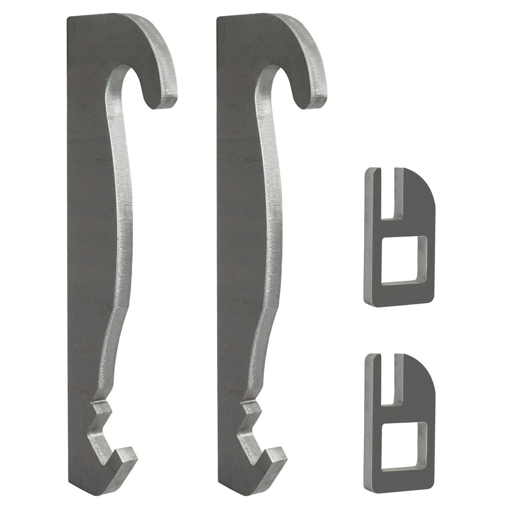 2pcs Steel Quick Attach Bracket 1-1/2″ For Cat Fusion Coupler Loader mounts