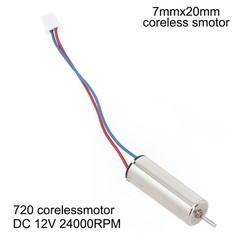 Reliable Coreless Motor for DIY Hobby Toy Model 7mm x 20mm 24000RPM 12V DC
