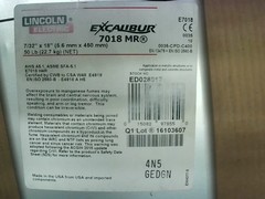 Lincoln Electric Excalibur 7018 MR 7/32″ x 18″ ED028917 50lbs S-New In Box