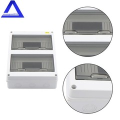 24 Way Power Distribution Box W/ Din Rail For Indoor and Outdoor Waterproof IP65