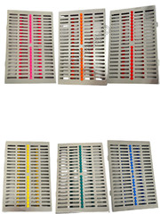 GERMAN DENTAL AUTOCLAVE STERILIZATION CASSETTE RACK BOX TRAY FOR 20 INSTRUMENTS
