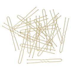 2.8 Inch U Shaped Hair Pins for Women Girls, Long 1 Count (Pack of 100), Gold