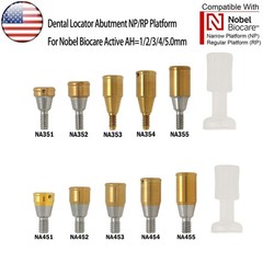 Locator Abutment for Nobel Active Biocare Conical Connection NP/RP 1-5mm Height