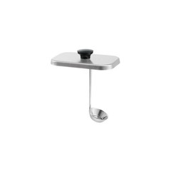 Server Products 82595 Lift-Off Stainless Steel Lid with Attached 1 oz. Ladle