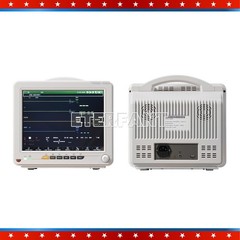 12″ Patient Monitor ICU CCU Vital Sign for Hospital ECG NIBP RESP TEMP SPO2 PR