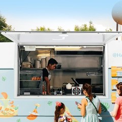 Concession Stand Serving Window Food Truck Service Awning Door Hydraulic Lifting