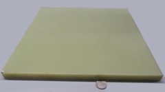 Micarta Phenolic G10FR4 Sheet .625″ (5/8″) Thick x 12″ x 12″