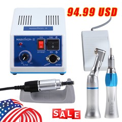Dental Lab Marathon Electric Micromotor Polisher/Contra Angle/Straight Handpiece
