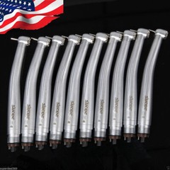 10 SANDENT NSK Style Dental High Speed Handpiece Push Button Standard Head 4H ST